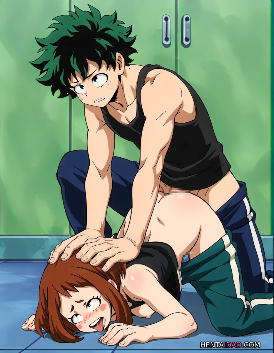 Ochaco Uraraka banged by Izuku Midoriya | My Hero Academia