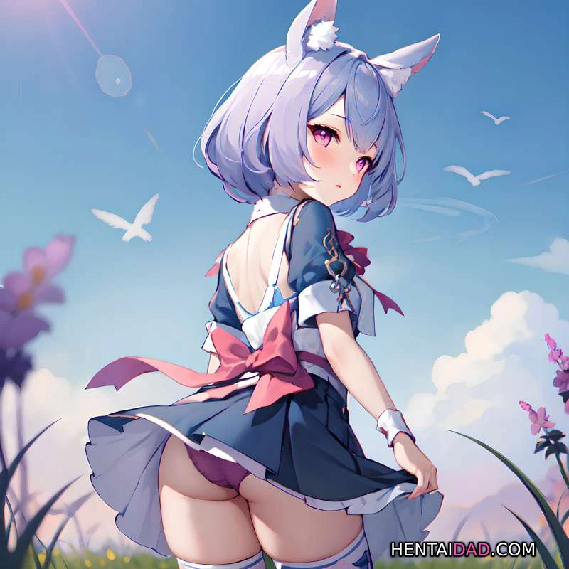 Sigewinne shows her panties | Genshin Impact