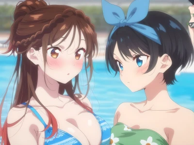 Chizuru Mizuhara and Ruka Sarashina Sex by LoveHUwU