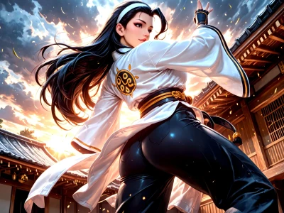 Chizuru Kagura – sweaty and dangerous Sex by Allure Diffusion