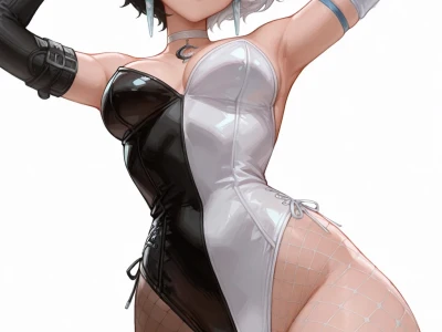 Luna Snow catgirl / bunnysuit Sex by Penguih AI Art