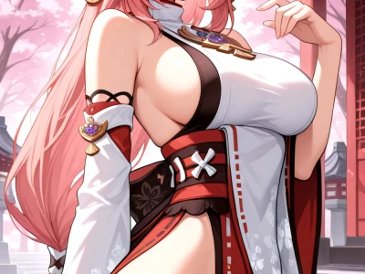 Yae Miko Sex by Zcqrlet