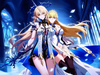 Seras Ashrain x Fleurdelys Sex by LoveHUwU